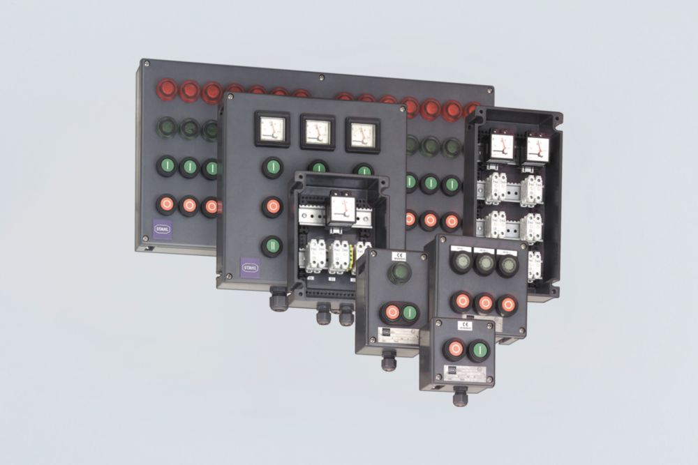 Control boxes made of polyester resin Series 8146