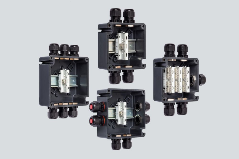 Series 8118 terminal boxes with WAGO 221 Ex connection terminal