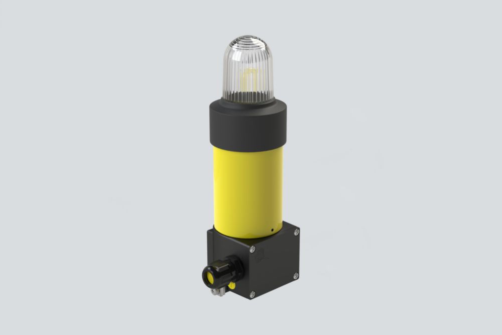 Visual signalling device, LED / 5 J, ALU, compact, Series 6161