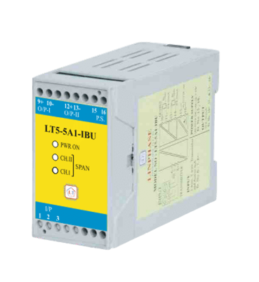 TRANSMITTER 2 & 3 WIRE & ACTIVE SOURCE WITH DUAL OUTPUT LT5-5A1-IBU