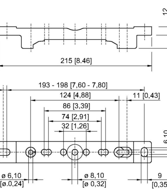 EXLUX linear luminaire with LED, standard, 5000 K – neutral white; 2890lm; 18 W; 100 ... 240 V, Drilled holes: 3 x M20; Size: 2, Zone 1/2/21/22